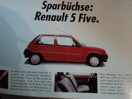 Prospekt Renault Jahresprogramm 1992