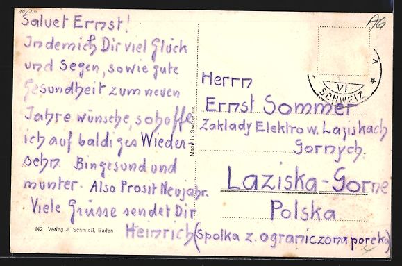Cartoline postali: Nussbaumen /AG, Teilansicht mit Strassen – Usato da Berlin venduto da bartko-reher 1