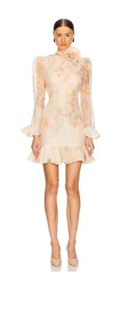Zimmermann Crush Flower Mini Dress size 0 new