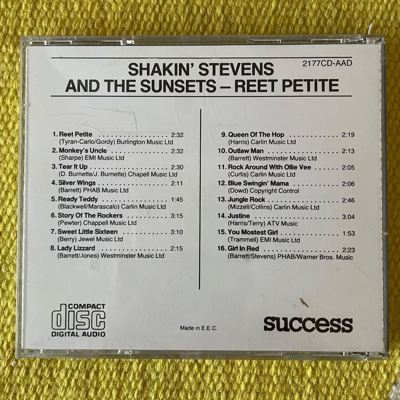 CD: SHAKIN STEVENS-REET PETITE – Usato da Rorschacherberg venduto da CD-Roli 1