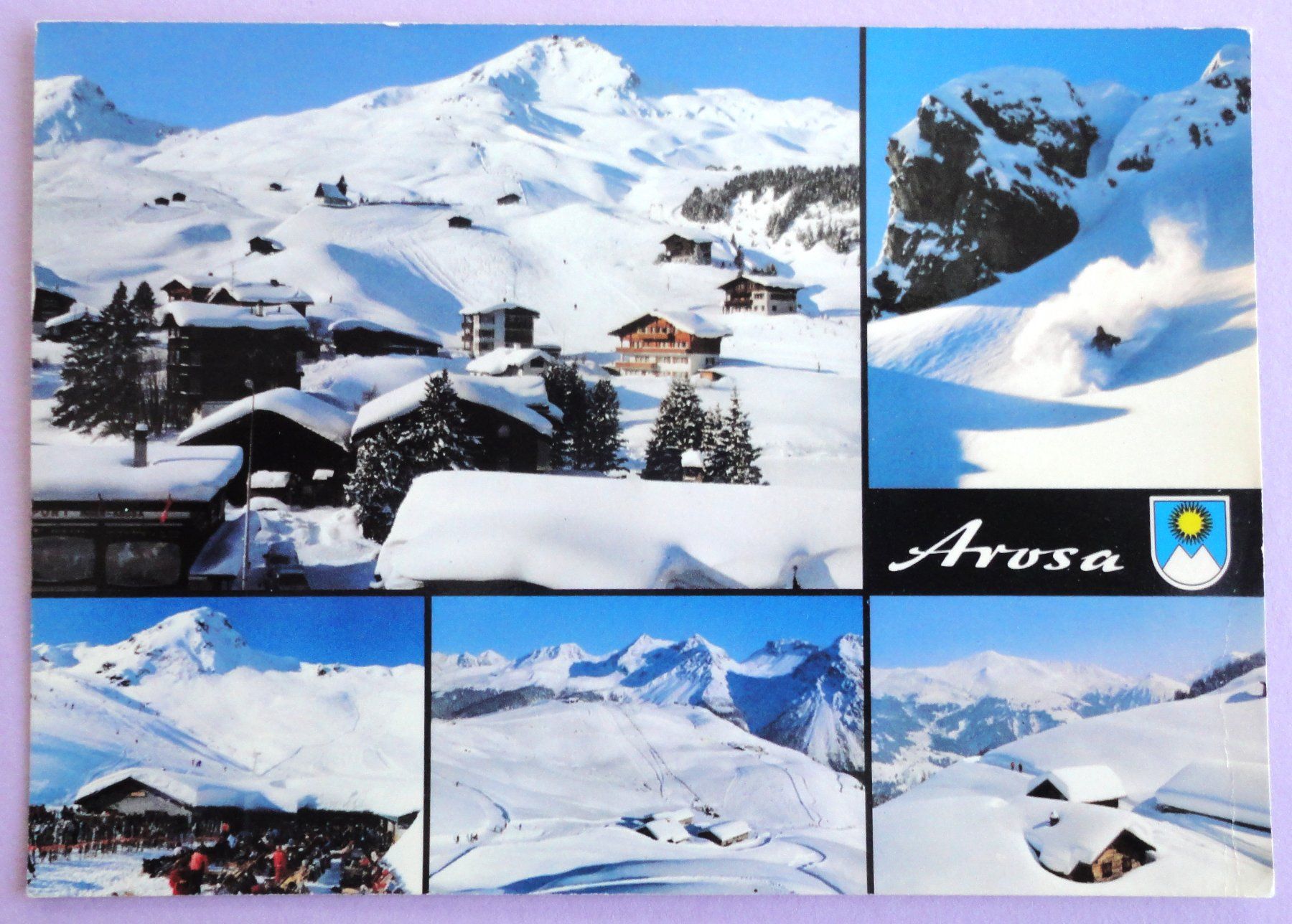 Ansichtskarten: Arosa 1800 m – Gebraucht aus Fétigny von Billy2miny