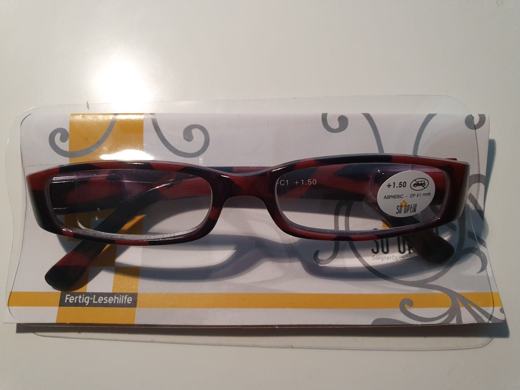 Occhiali & Lenti: SO Optik Lesebrille SO-104-C1 (NEU!) – Nuovo e nell'imballaggio originale da Cham venduto da pat_5xld