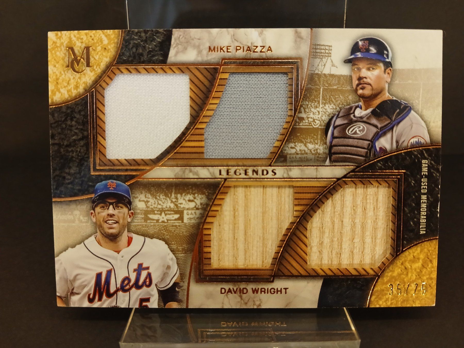 MLB Carte collezionabili: Topps Museum Mike Piazza David Wright Quad Relic Legends /75 – Nuovo (secondo la descrizione) da Schaffhausen venduto da Hariyama