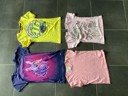 Lot de 4 t-shirts fille taille 152-164