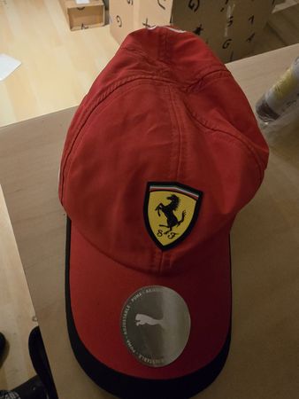 Puma Ferrari Cap, Rot, Verstellbar, Top Zustand!