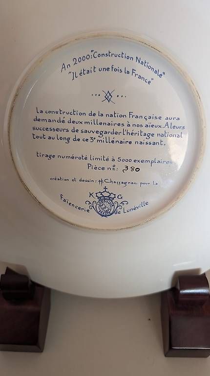 Piatti: 2 Teller Lunéville An 2000 limitiert – Usato da Ascona venduto da ArtRomantica 2
