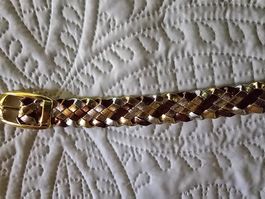 Ceinture doré/argenté, 100cm