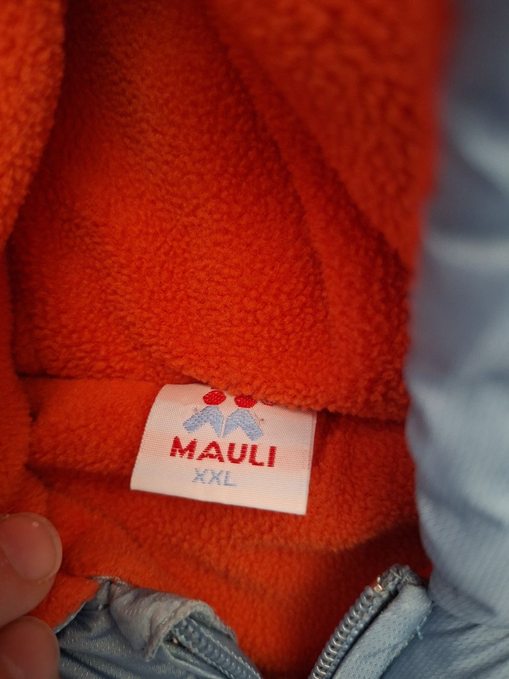 Altro abbigliamento per bambino: Kinder Weste mit Kapuze blau orange – Usato da Wallisellen venduto da rahelr90 3