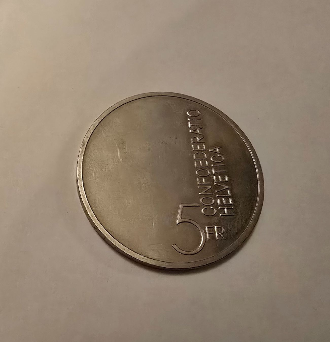 Alle Münzen: Pièce de 5 fr Suisse – Gebraucht aus Petit-Lancy von Minnie26 1