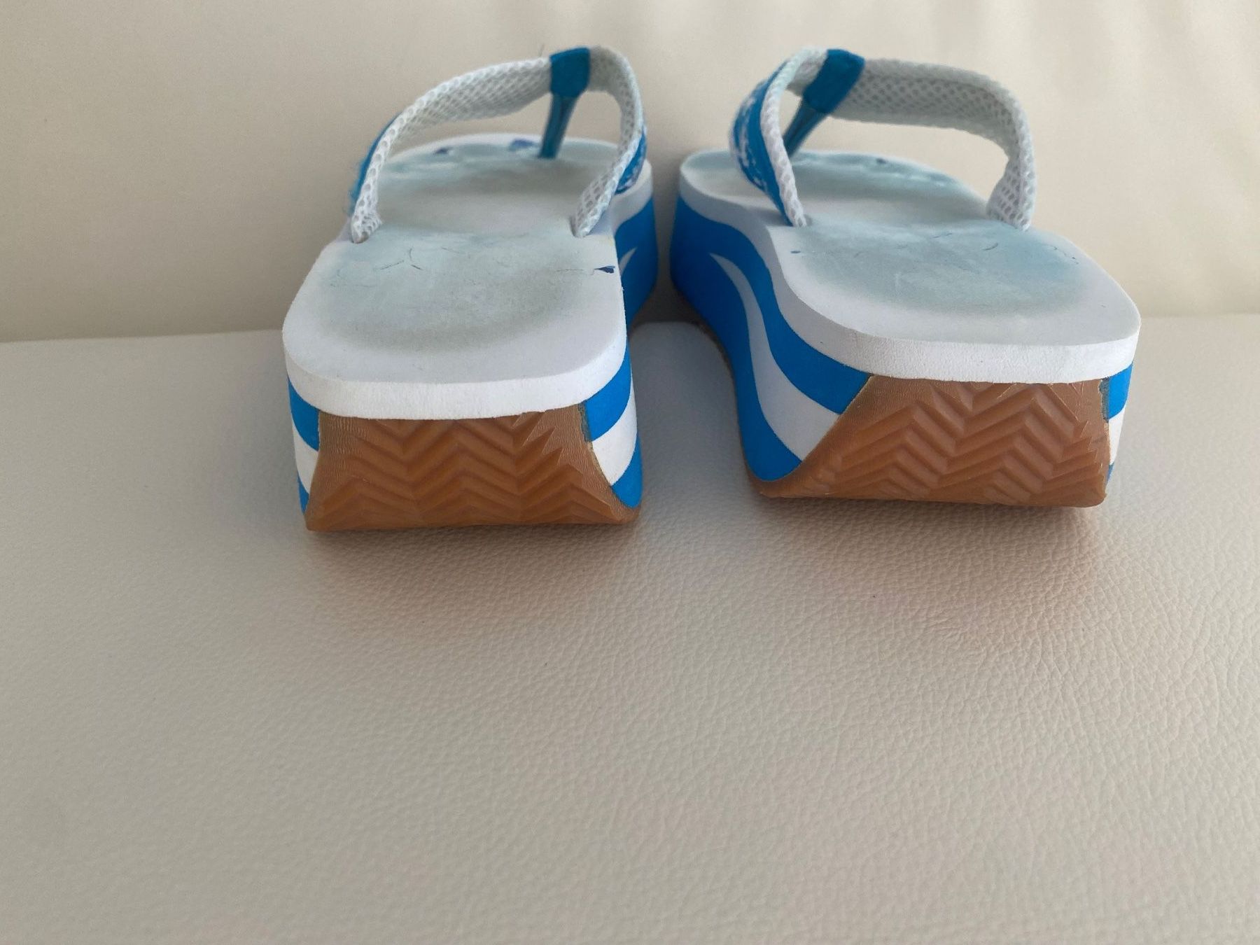 Scarpe da donna: SUMMERTIME - stylische Flip-Flops, blau/weiss, 39 – Usato da Winkel venduto da ferrari2022 5
