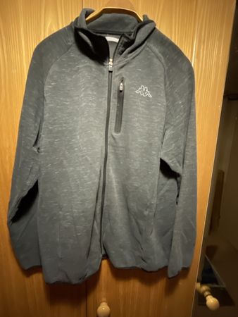 Kappa Fleecejacke grau mit Reissverschluss guter Zustand
