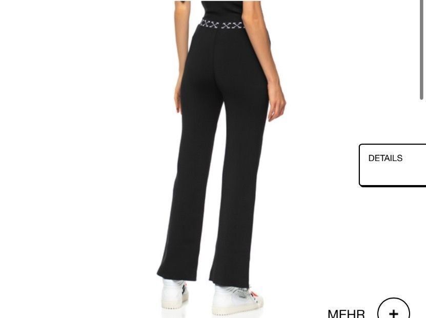 Off-White Pantaloni: Flare trousers black Off white – Nuovo (secondo la descrizione) da Adliswil venduto da bea_w2wq 1