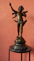 Bronzeskulptur Engel Amor im Antik-Stil Bronze Figur Statue