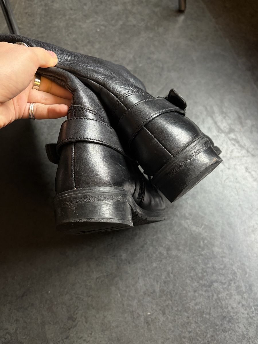 Damenschuhe: Damen Stiefel Leder schwarz gefüttert – Gebraucht aus Zürich von megastored 4