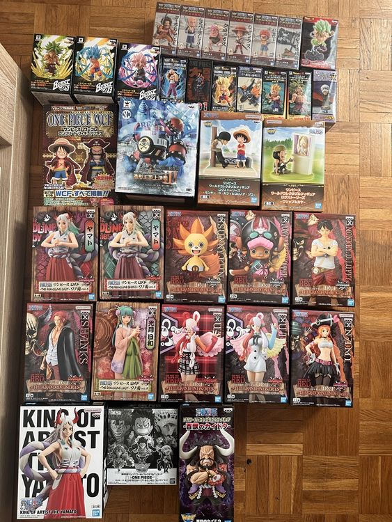 Lot figurines One Piece, Dragon Ball banpresto Grandline 1
