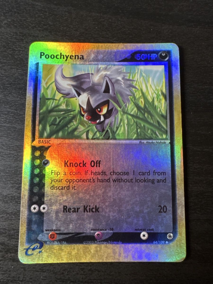 Pokémon Carte collezionabili: Poochyena Ex Ruby & Sapphire Holo reverse 64/109 – Usato da Belprahon venduto da Rob_ain