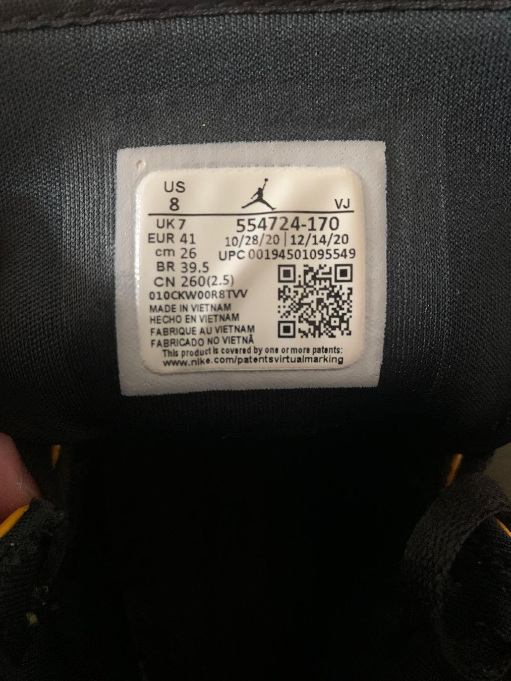 Nike Scarpe da uomo: Jordan Air 1 Mid Jaune/Blanc - Taille 41 – Usato da Posieux venduto da pha_tnd9 5