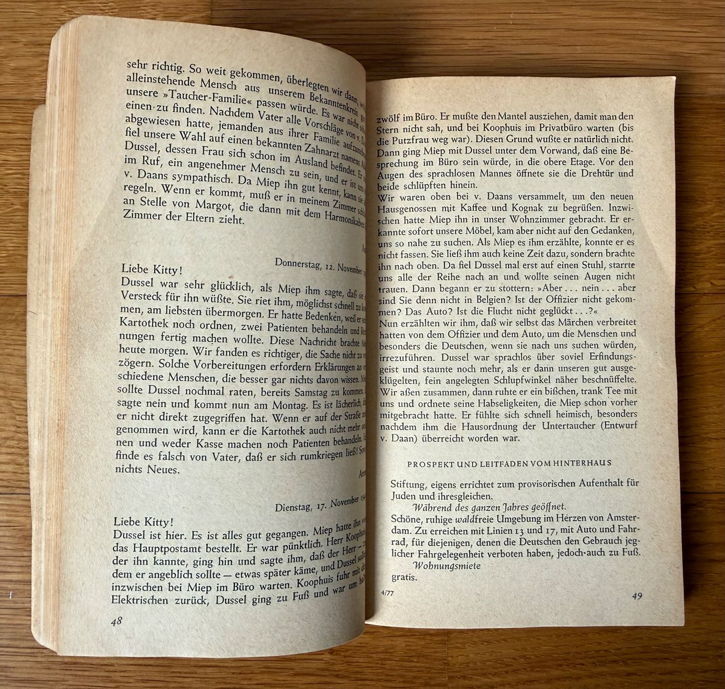 Libri: Buch - Das Tagebuch der Anne Frank – Usato da Ostermundigen venduto da airline-trolley 3