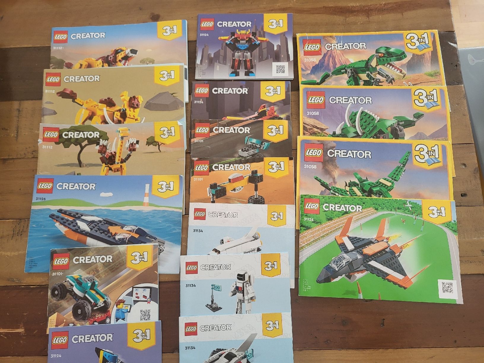 Lego Baukästen: Notices LEGO Creator 3in1 seules - Lot de 7 sets – Gebraucht aus Ursy von Tchoupitchou