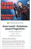 Ticket Sven Ivanic Testshow 01.10.2026 2 Stück in Rorschach