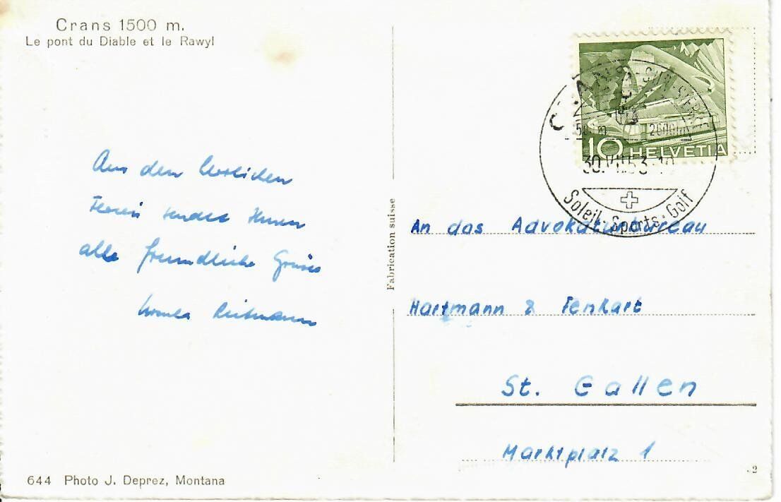 Cartes postales: Crans – D'occasion à Hochdorf par Ziegel-16 1