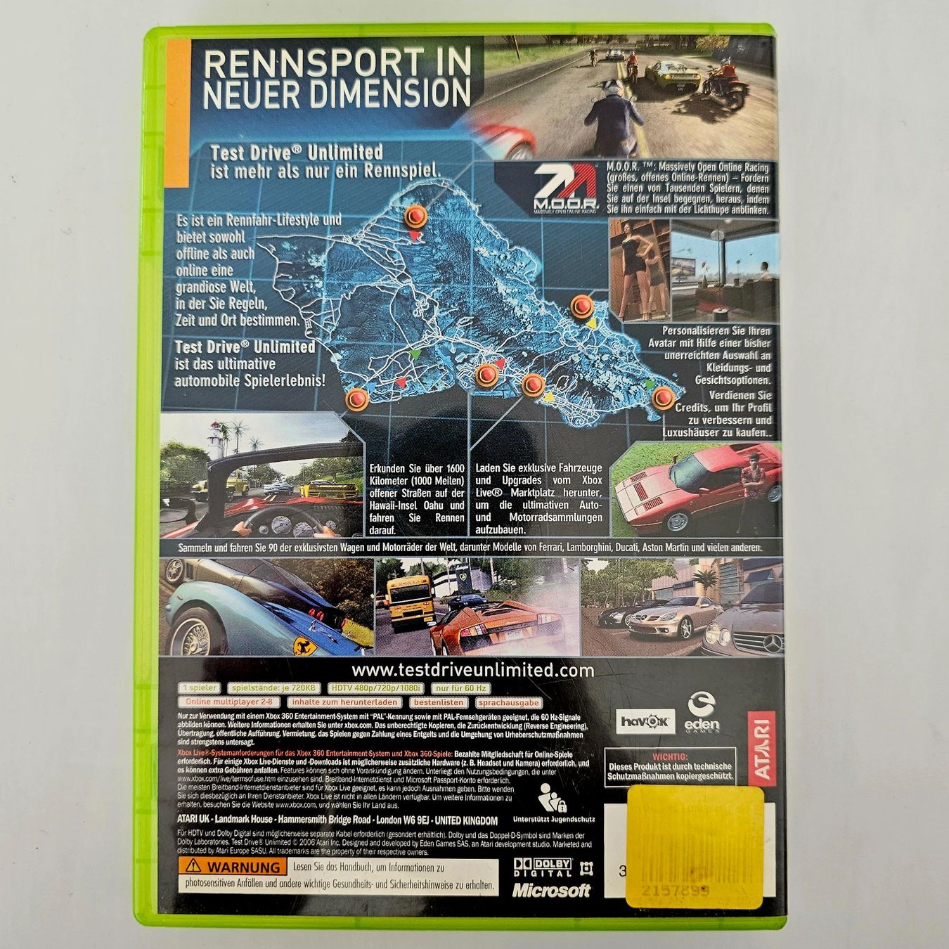 Microsoft Giochi: Test Drive Unlimited (XBOX 360) – Usato da Holziken venduto da Miglioregamesnmore 1