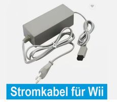 Ladegerät Netzteil für Nintendo Wii & Wii Mini Stromkabel