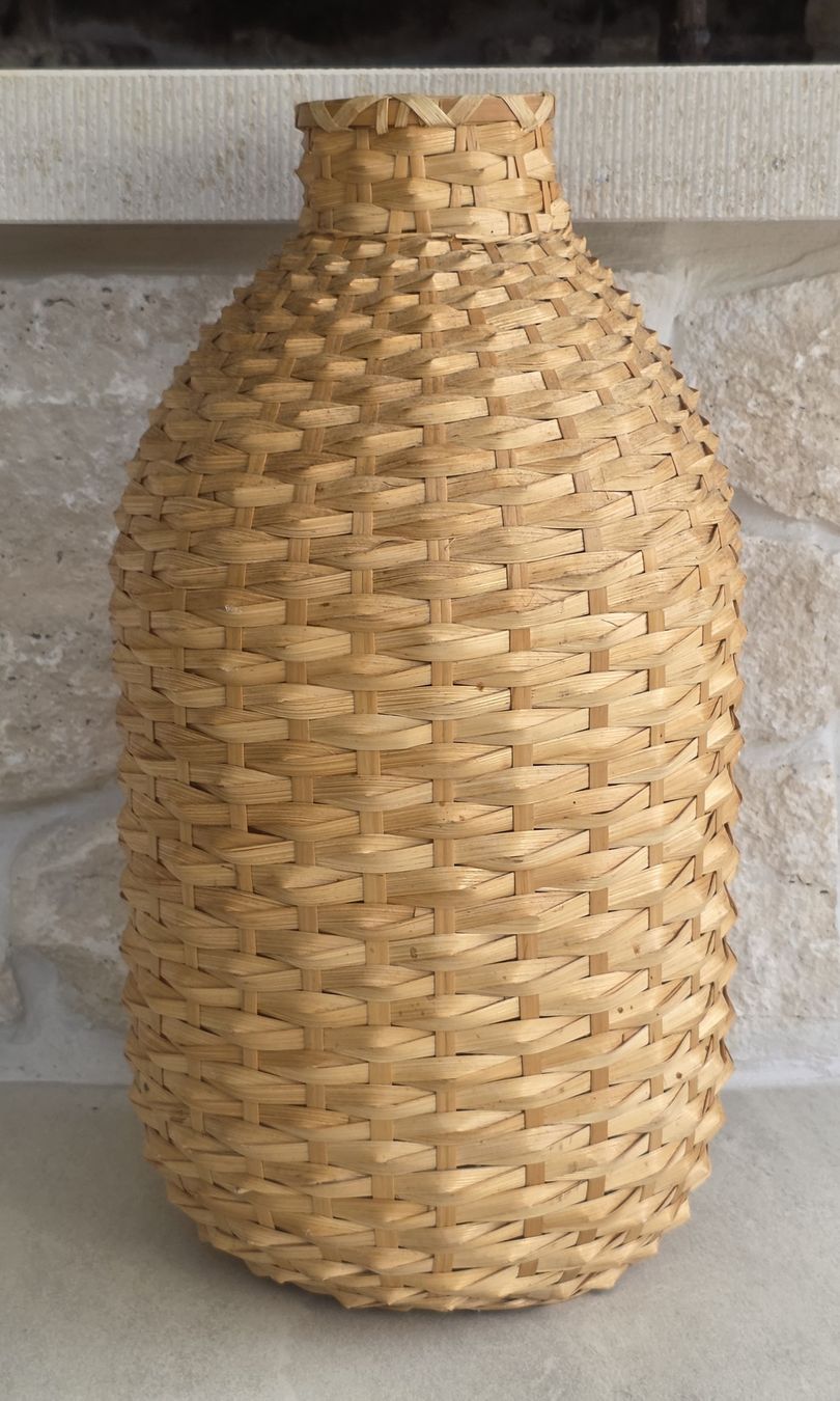Vasi & Recipienti: Vase Korb Flasche geflochten – Usato da Rheinsulz venduto da Gilea 1