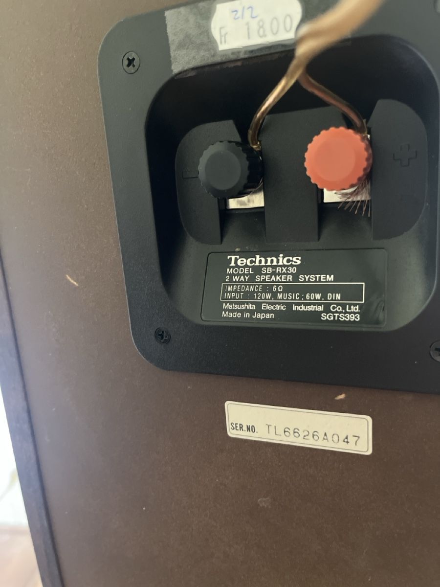 Technics Casse acustiche: Technics SB-RX30 coaxial Speaker paar – Usato da Niederurnen venduto da gebrauchtbrauchbar 5
