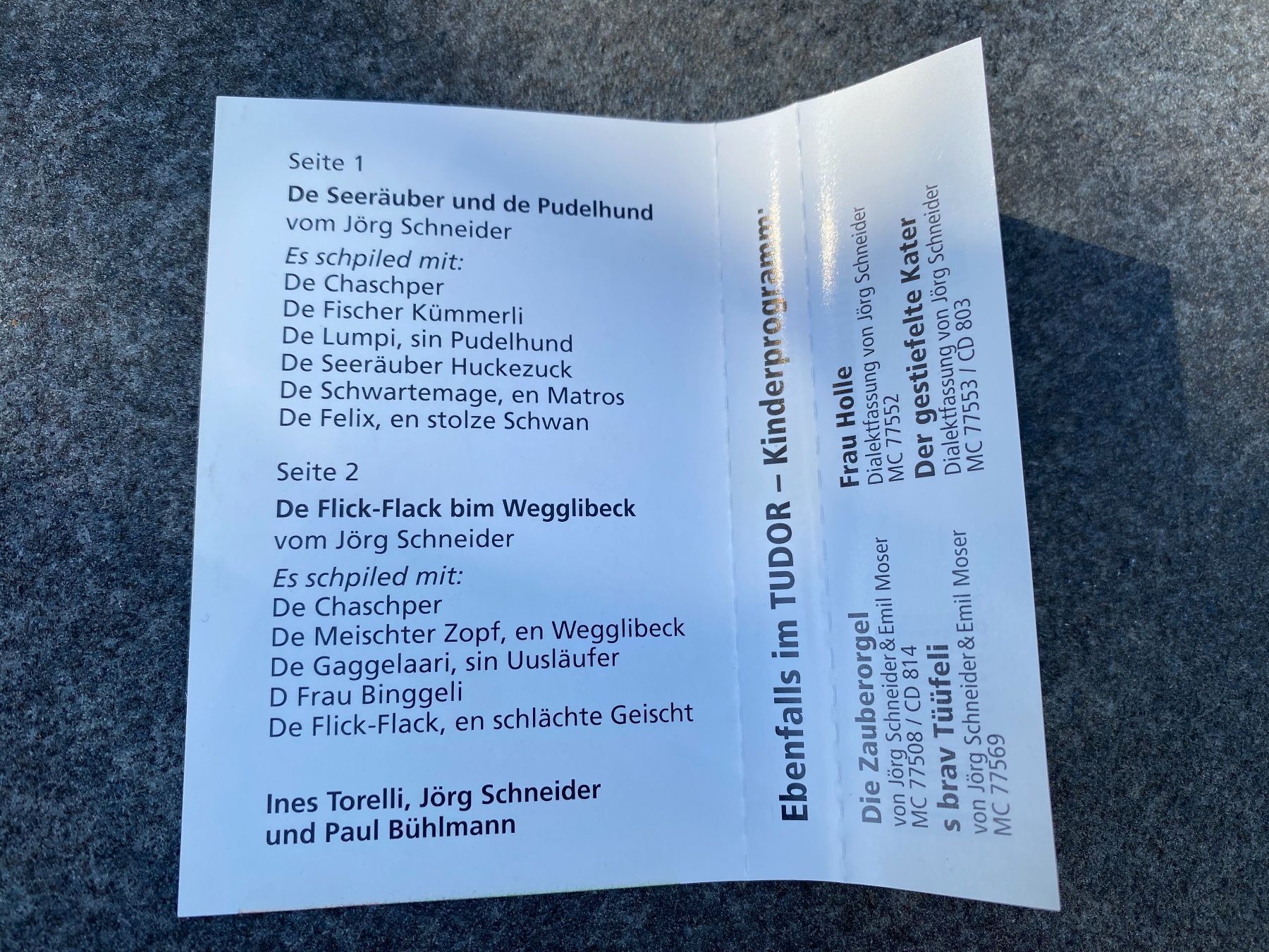 Kompaktkassetten: Kassette - De Seeräuber und de Pudelhund – Gebraucht aus St.Gallen von kingsamas 4