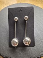 Hallhuber Ohrringe - Modeschmuck,  Metall silberfarben