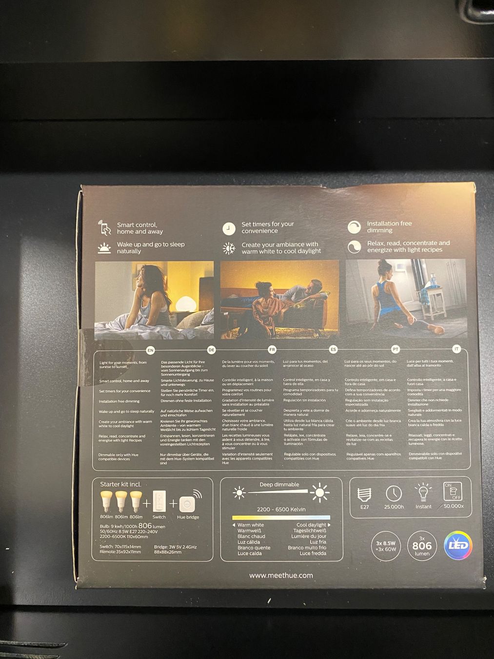 Philips Lampes: Philips Hue Ambiance Starter Kit E27 – Neuf avec emballage d'origine à Oberuzwil par Avogiu93 1