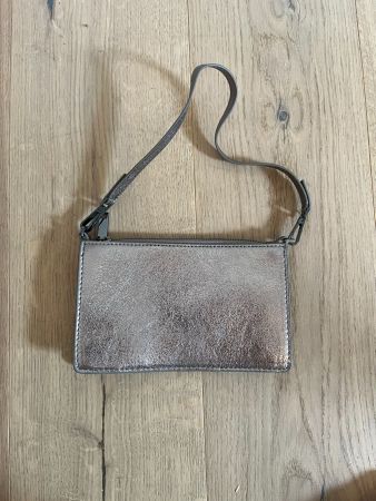 kleine Silberne/Bronze Handtasche