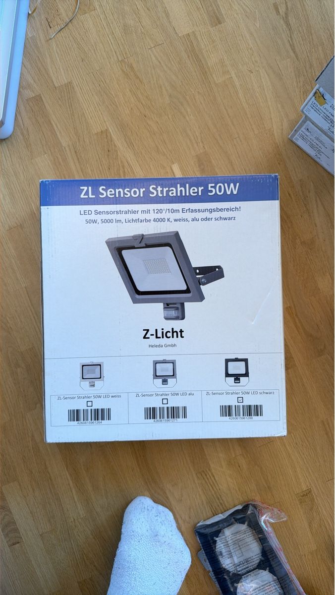 Lampen: Neuer ZL Sensor Strahler 50W - Ideal für Aussenbereich! – Neu und originalverpackt aus Steffisburg von gia_5gkm