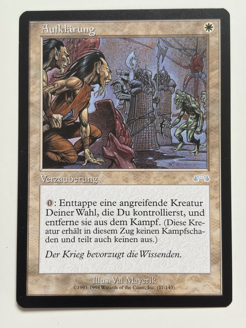 Magic The Gathering Carte collezionabili: Aufklärung - Exodus – Usato da Bonstetten venduto da ddiederichs