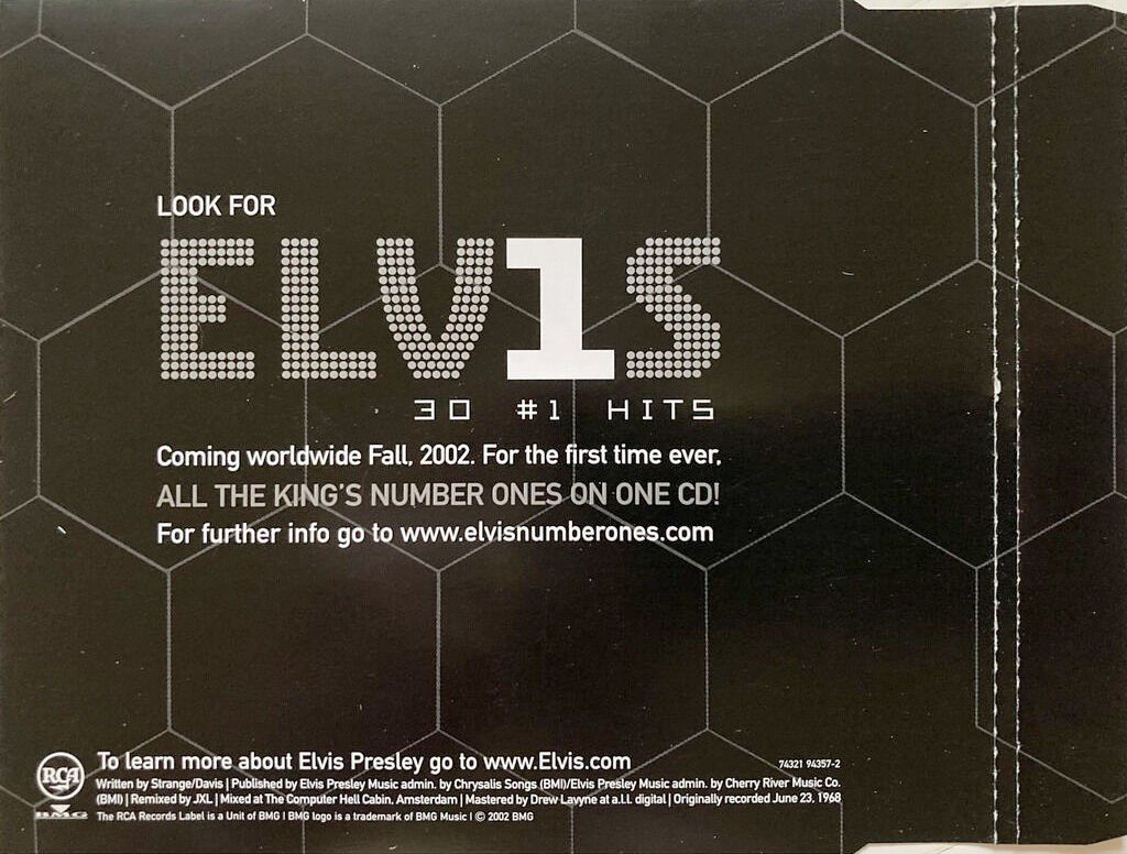 CD: ELVIS PRESLEY - A LITTLE LESS CONVERSATION – Usato da Bottens venduto da hotter-than-hell 1