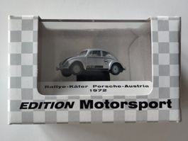 VW Käfer Rally "Porsche-Austria" 1972 von Brekina 1/87