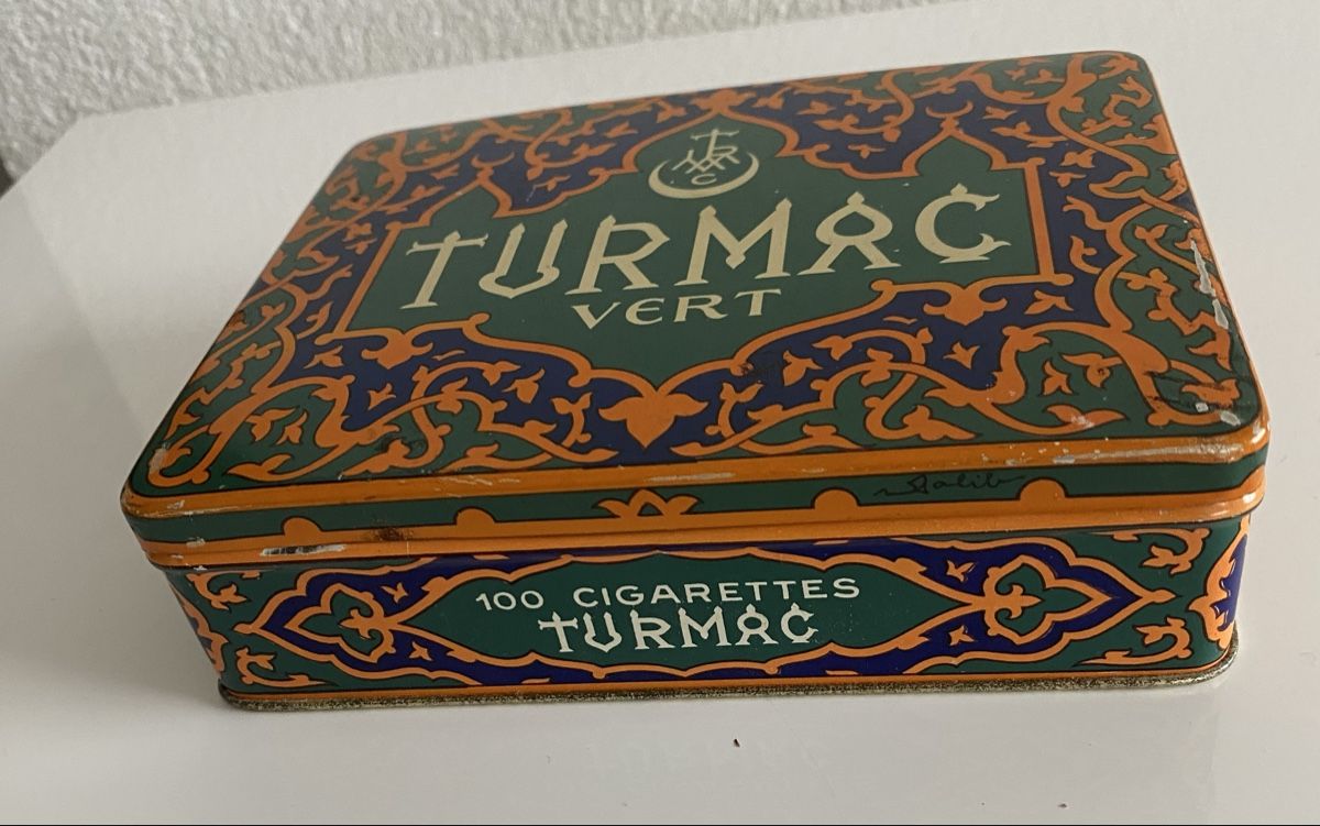 Tabac à priser: Turmac Zigarettenblechdose "Vert" 100er Sammlerstück – D'occasion à Engelburg par Lallylala