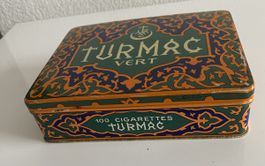 Turmac Zigarettenblechdose "Vert" 100er Sammlerstück
