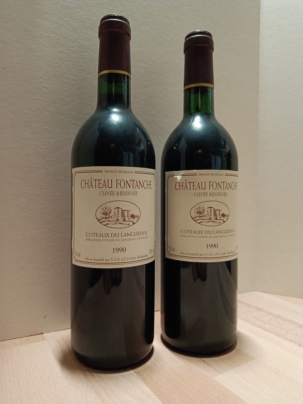 Vino: 2 Flaschen Chateau Fontanche 1990 – Nuovo e nell'imballaggio originale da Mörschwil venduto da Erwin8242