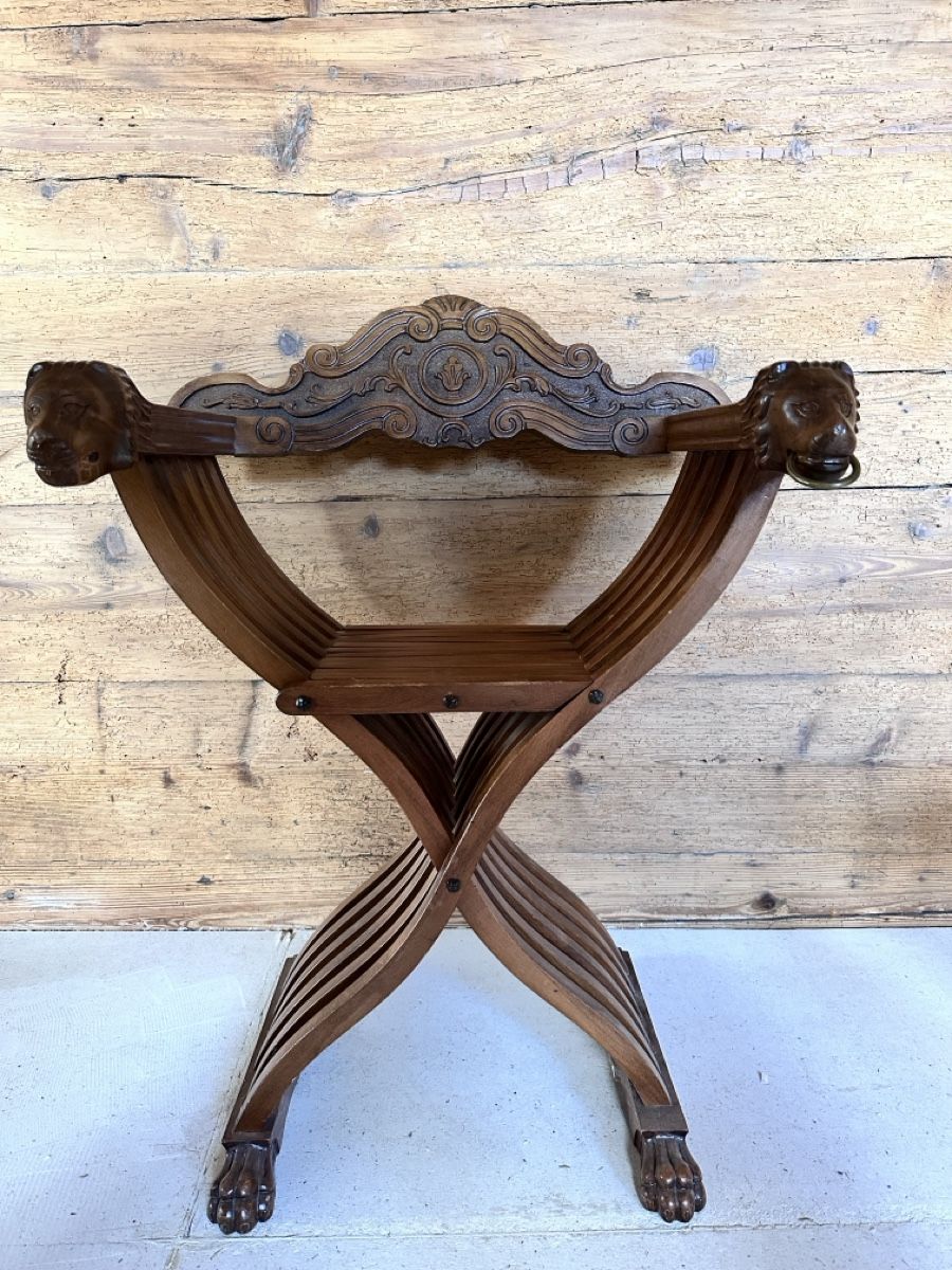 Tabourets: Antiker Savonarola – D'occasion à Winterthur par Greenlifestyle