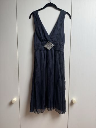 VIETA VIE Paris Sommerkleid, Gr. 38, Dunkelblau, Top Zustand