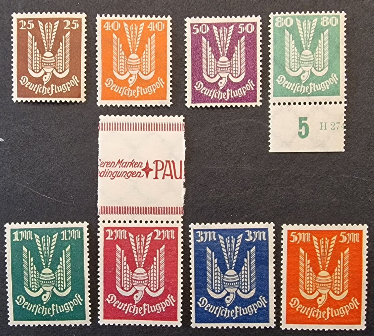Tutti i francobolli: Deutsche Flugpost Briefmarken Sammlung, komplett, alt! – Nuovo (secondo la descrizione) da Stüsslingen venduto da dolphine_blue