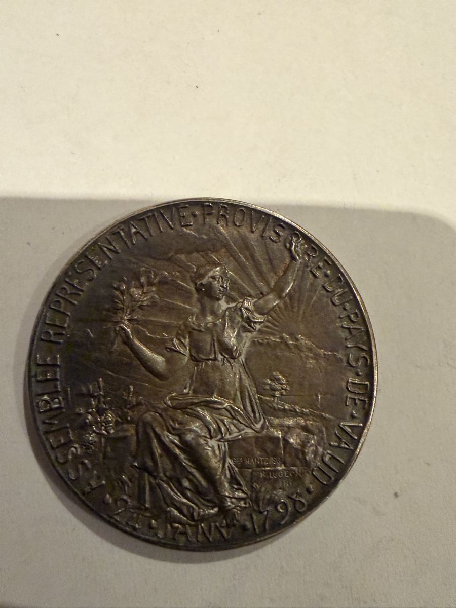 Medaglie: Médaille - Centenaire Indépendance Canton Vaud 1897 – Usato da Echallens venduto da JAR69 2