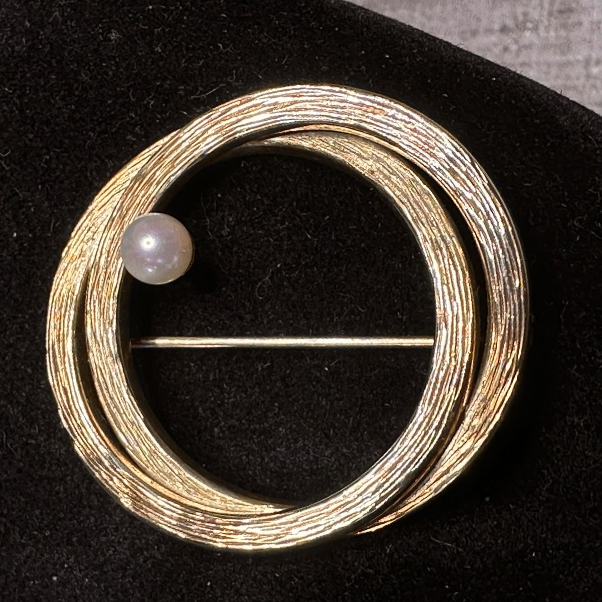 Spille & Fermagli: Brosche Gelbgold 14kt mit Perle – Usato da St-Gingolph venduto da Edgar1920