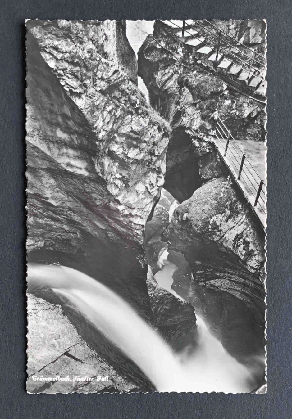 Cartes postales: AK Trümmelbach fünfter Fall – D'occasion à Goldau par artelier1