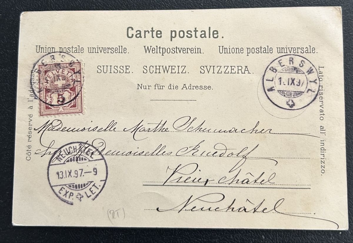 Cartoline postali: Gruss aus Willisau Litho – Usato da Horw venduto da Tellbub 1