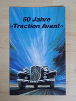 Citroen - 50 Jahre Traction Avant - Broschüre 1984 - P1371