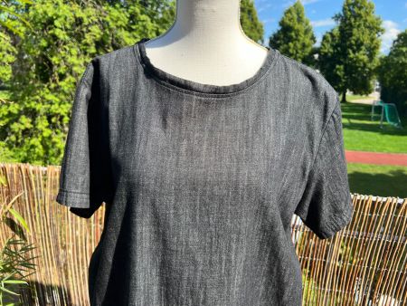 Cooles, bequemes Jeans Kleid grau von topox Gr S