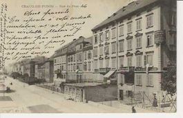 carte postale La chaux-de-Fonds Rue du Parc